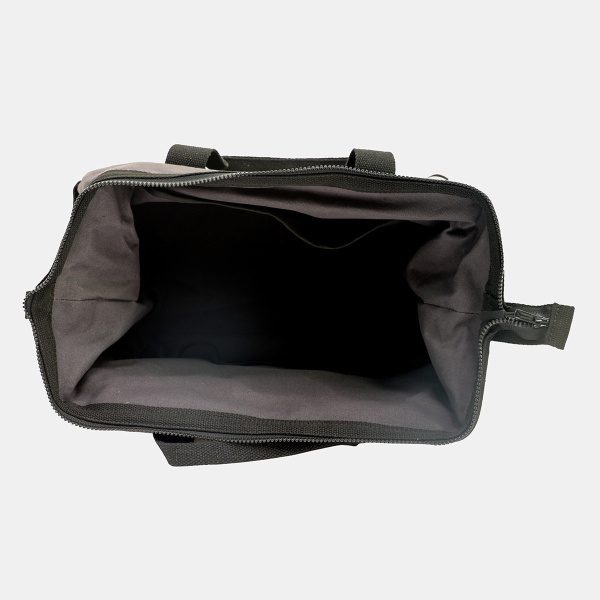 Plumber's Bag - Carryall in black canvas with heavy duty pockets