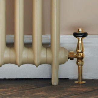 unlacquered brass radiator valves
