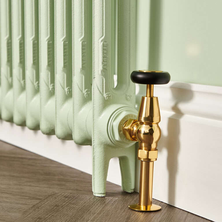 2 column cast iron radiator in Farrow & Ball paints
