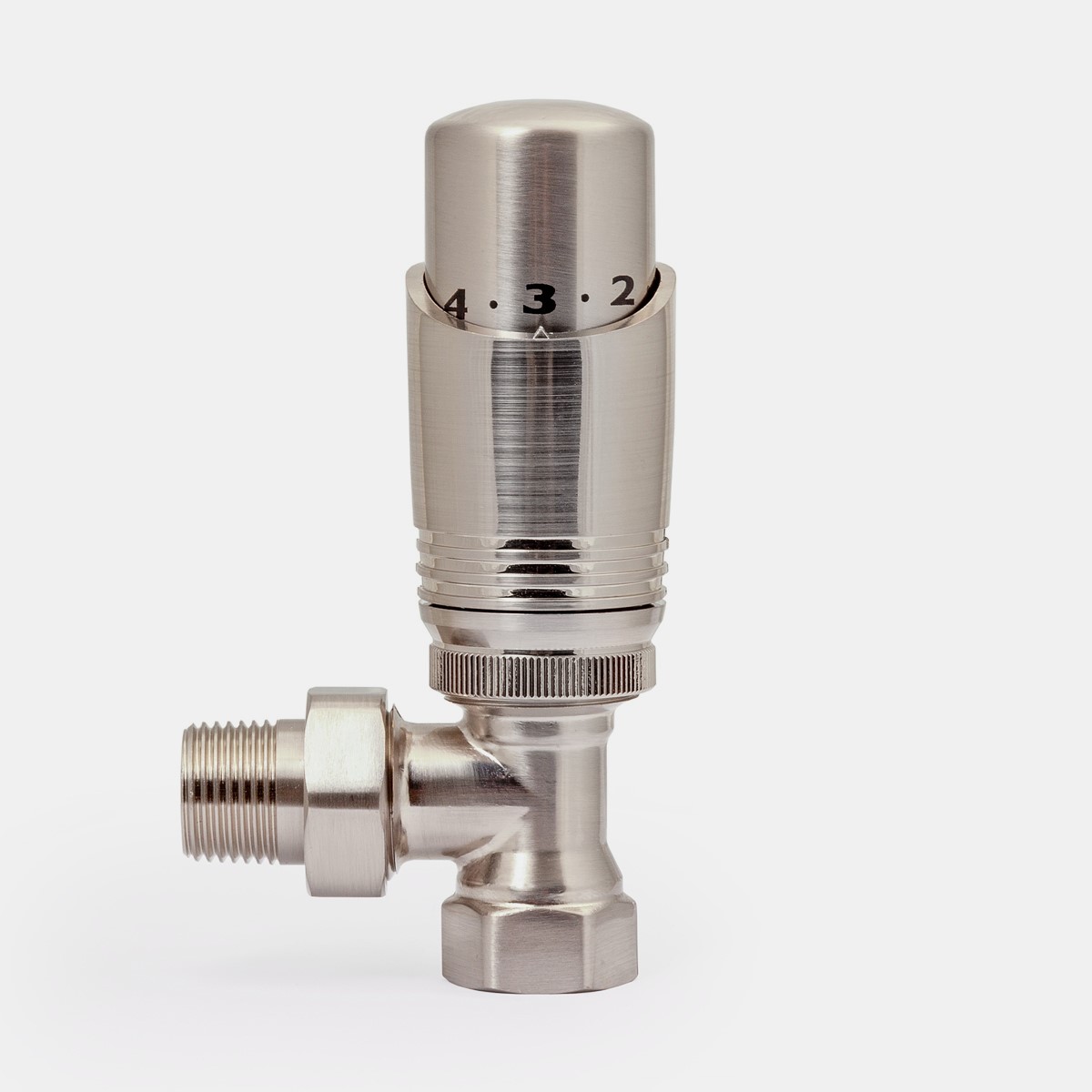 ½" Niva FIP Angled TRV in Satin Nickel