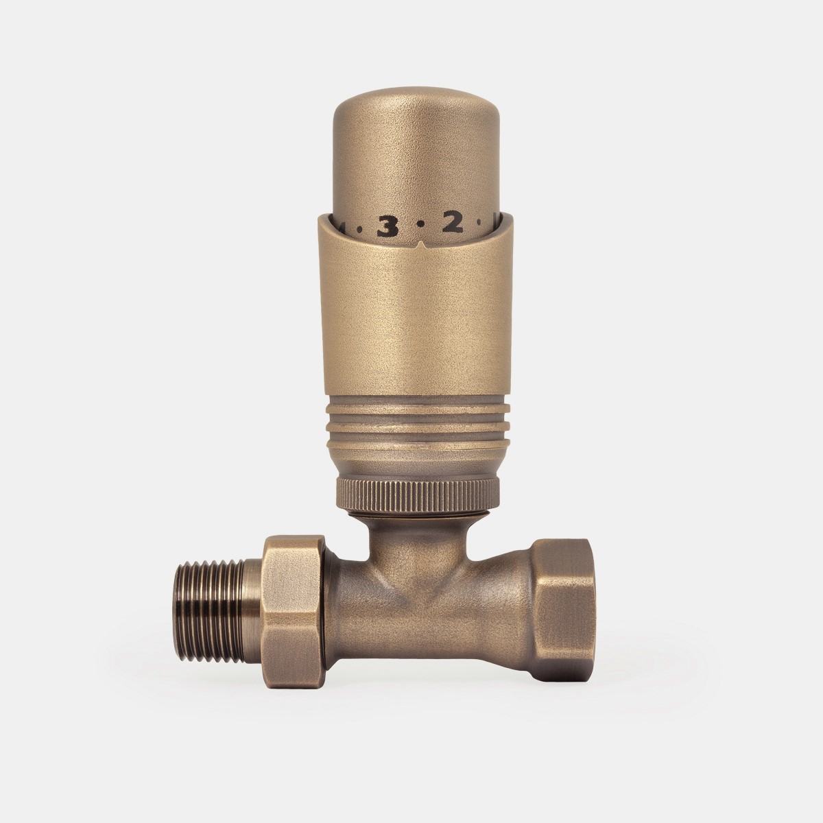 ½" Niva FIP Straight TRV in Natural Brass