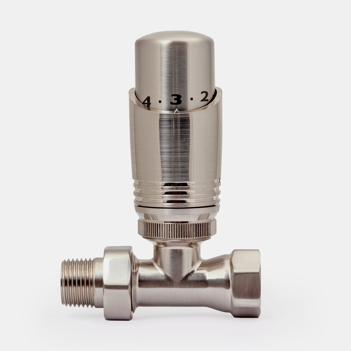 ½" Niva FIP Straight TRV in Satin Nickel