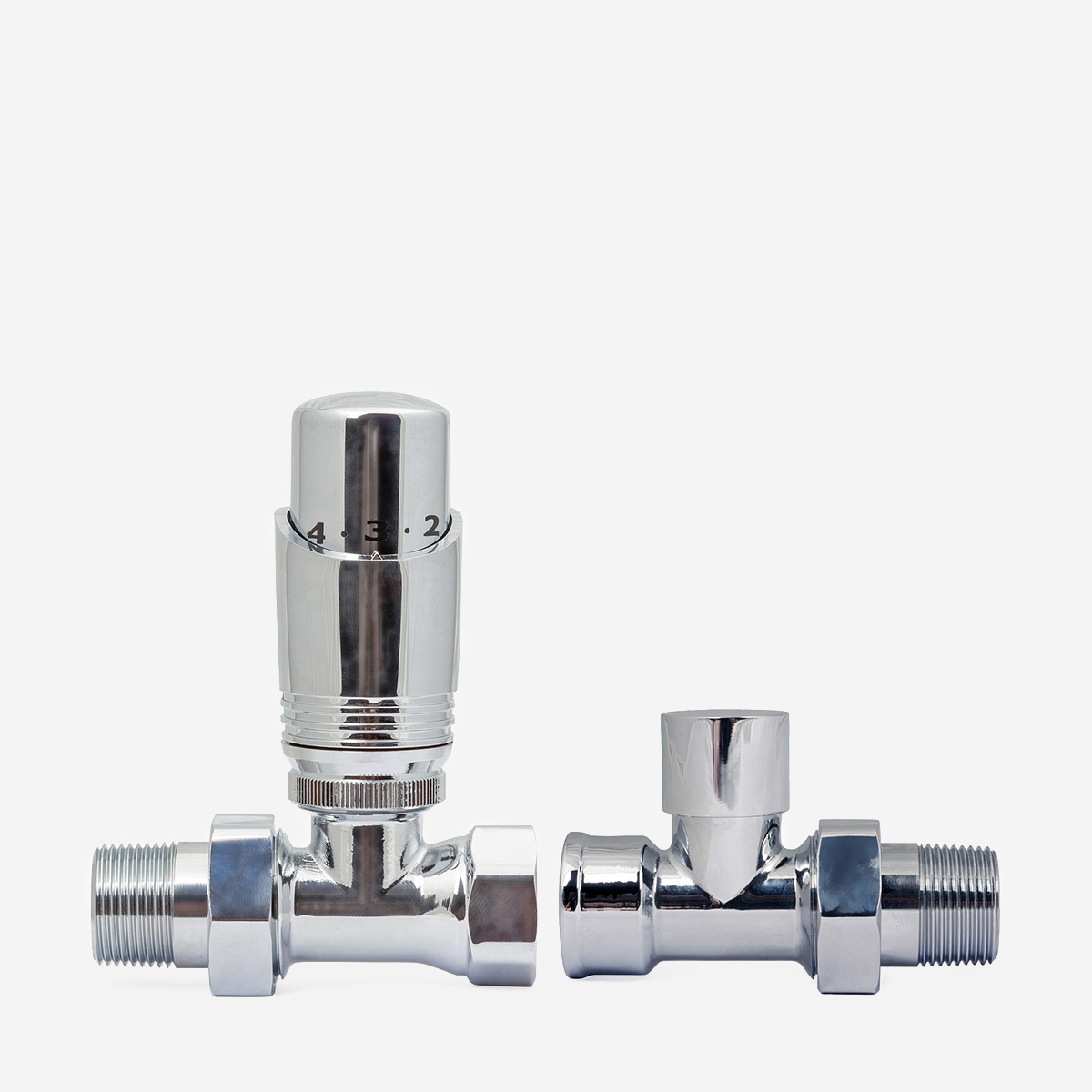 ¾" Niva FIP Straight TRV Pair in Chrome