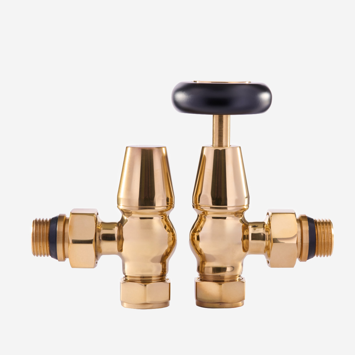 Windsor Angled Manual in Unlacquered Brass