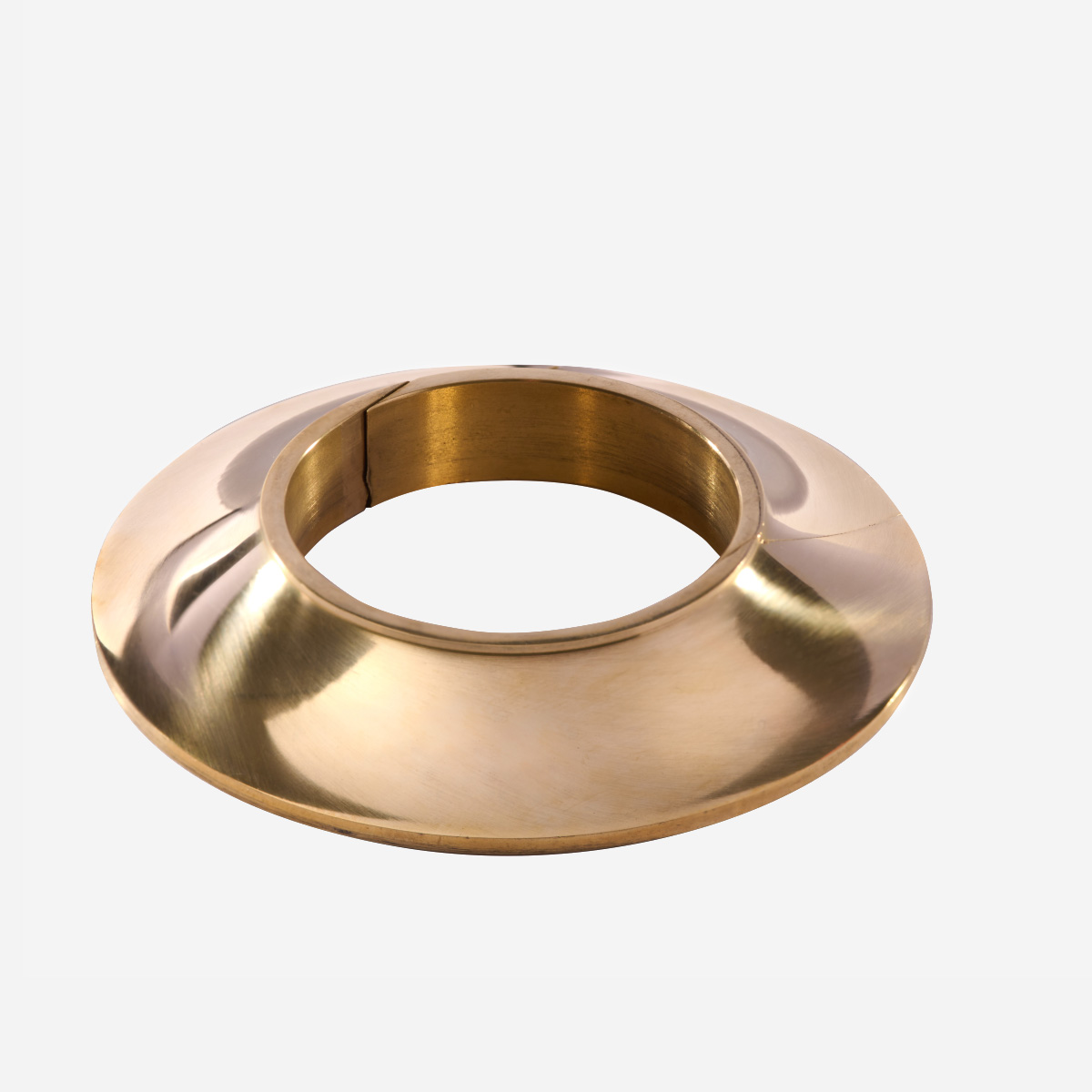 1" Escutcheons - Unlacquered Brass