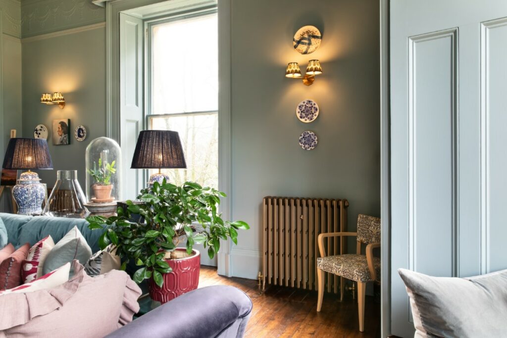 Custom Cast Iron Radiator by Castrads in RAL Bronze