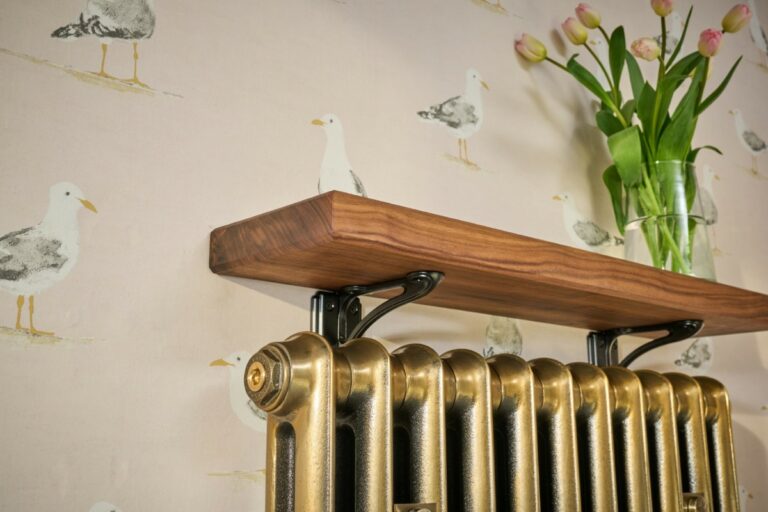 Cast Iron Bracket for radiator shelf
