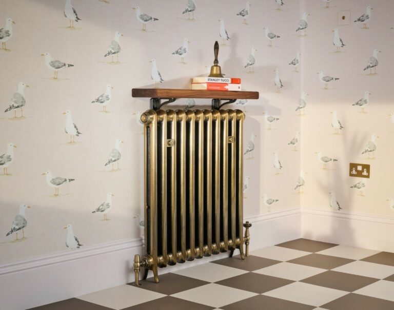 Cast Iron Bracket for radiator shelf