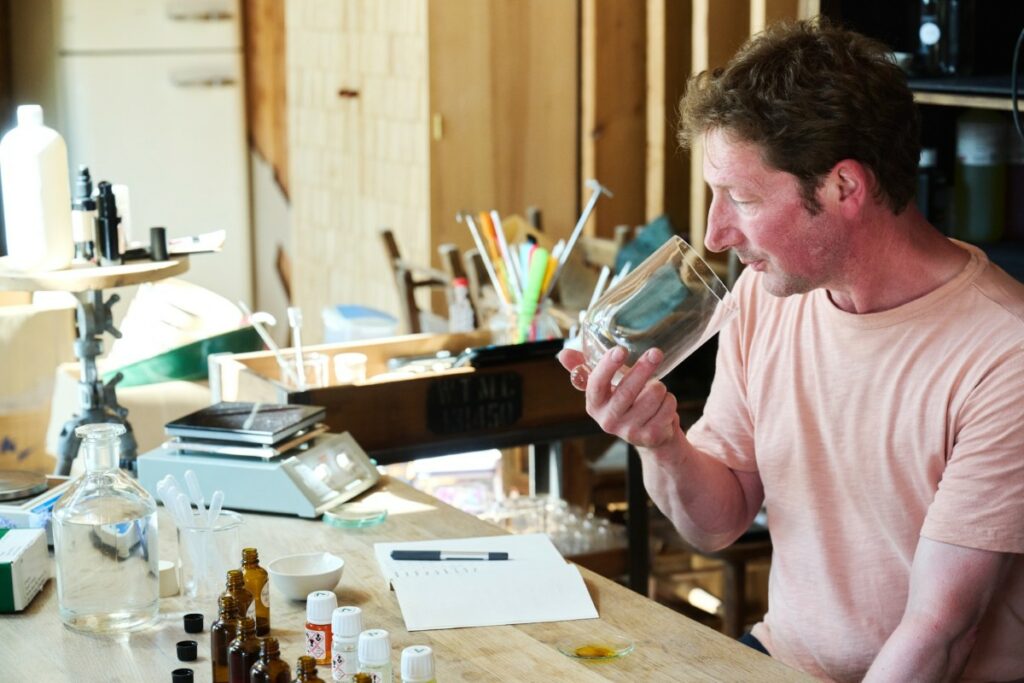 Foundry Formula's John Kilroy at work in his Somerset garden studio
