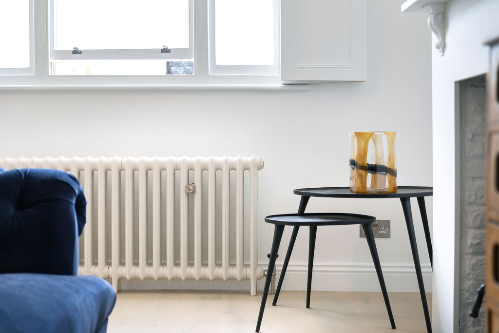 Castrads Emmeline Cast Iron Radiators in a house in Putney, London
