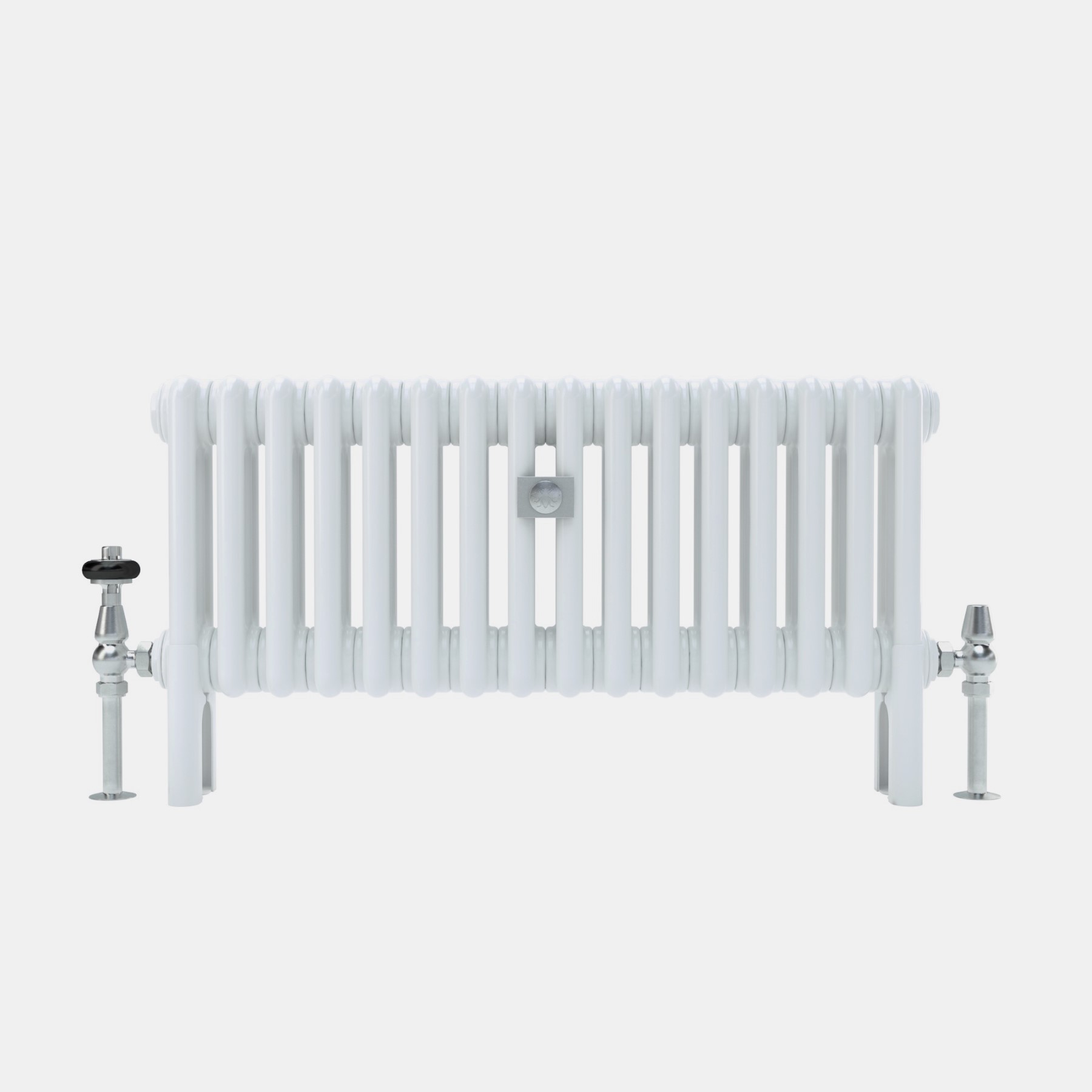 White Curved Florence 3 Column 12″ product shot